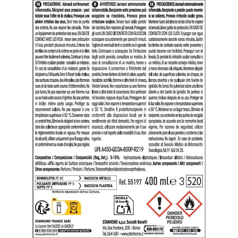 DUST CLEANER 4 EN 1 400ML