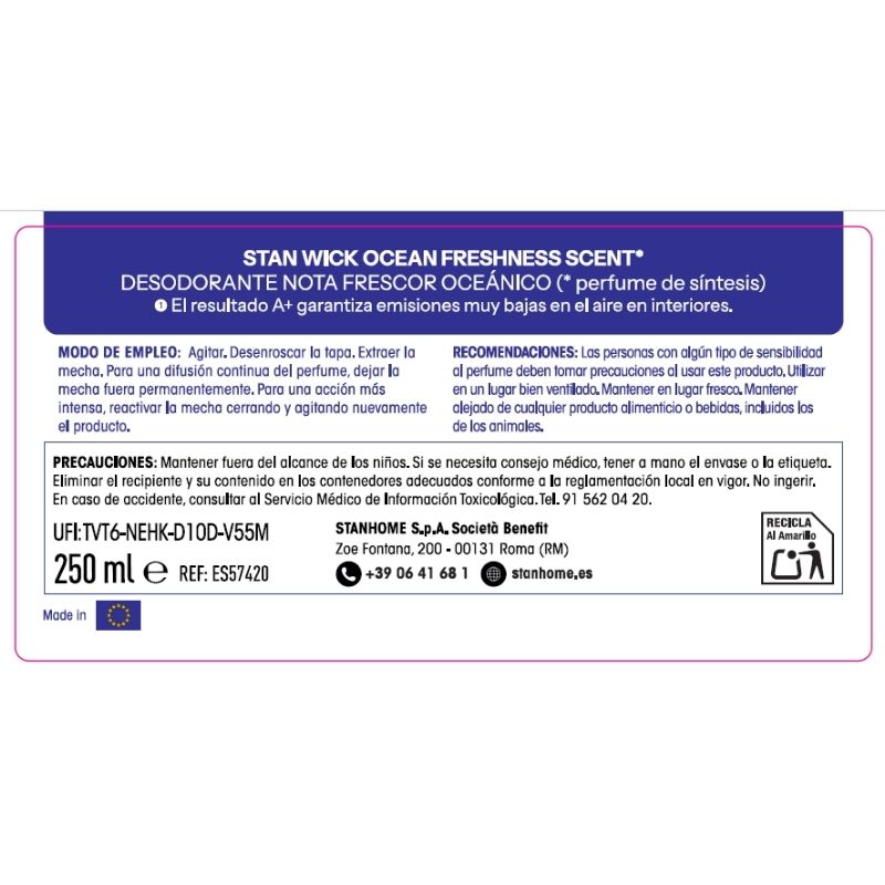 STAN-WICK Frescura de Océano 250 ml