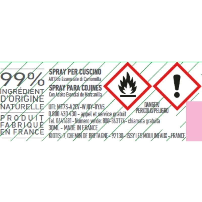 Spray para almohada de manzanilla delicada