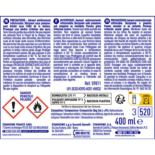 P281 C12 WINDOW SPRAY 400ML