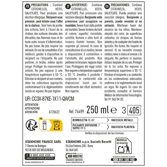 ANTI-ODOR SPRAY 250ML - Stanhome - 3