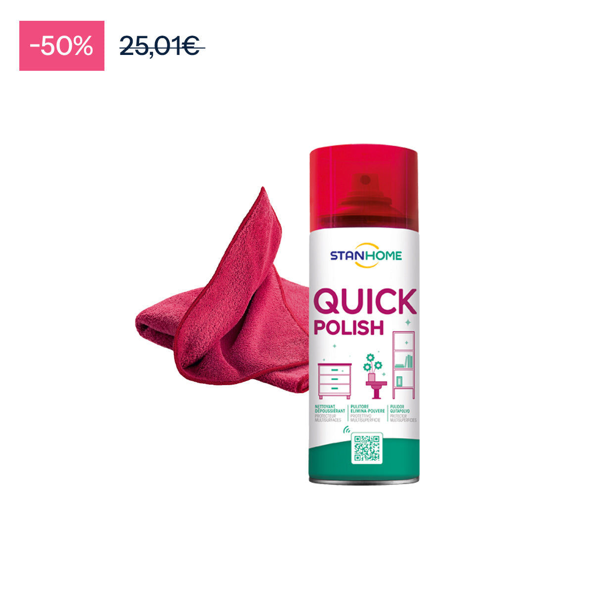 P161 C7 QUICK POLISH + DUST CLOTH