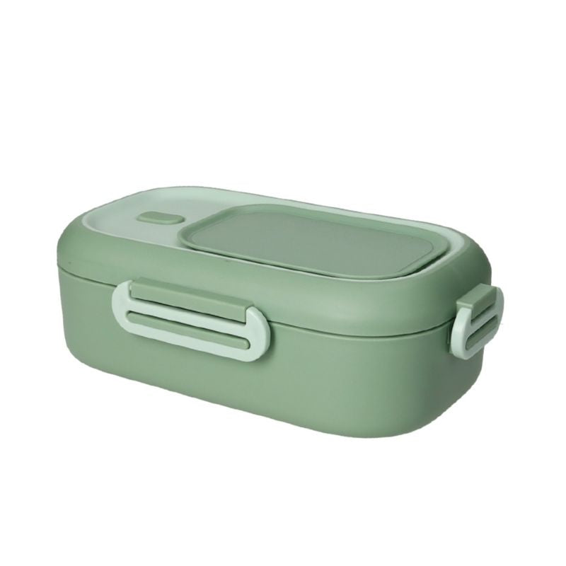 Lunch box con doble compartimento 2 en 1